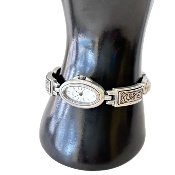 Brighton Biella Fiore Quartz Analog Women's Watch Sz. 6 3/4" New Battery - Picture 2 of 6